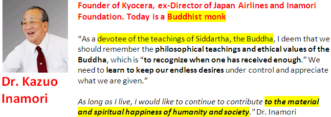 Buddhist Ethics Dr Inamori