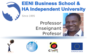Ousséni SO, Burkina Faso (Professor, EENI Global Business School)