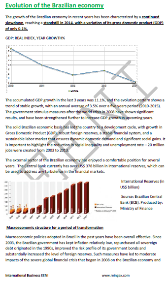 Brazilian Economy (Master Course Doctorate)