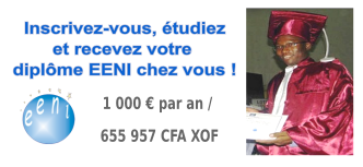 Étudiant africain doctorat / master FOAD commerce international