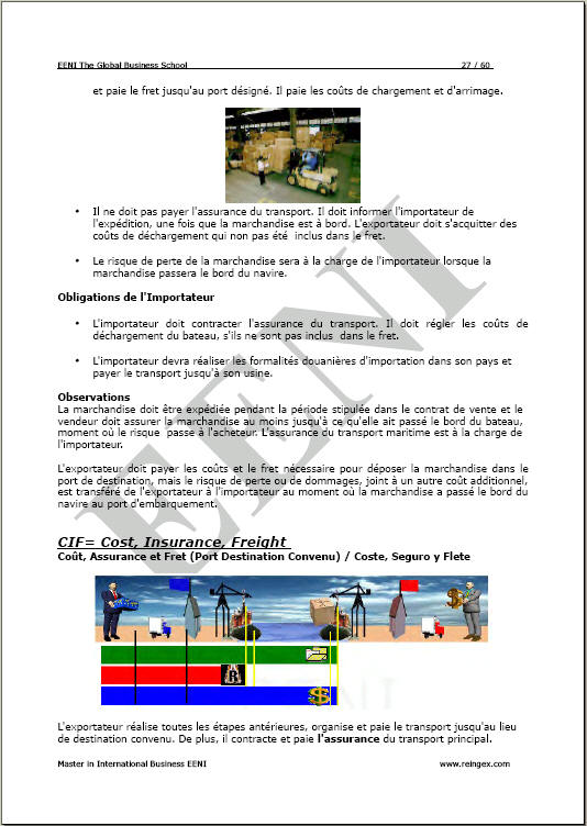 Incoterms (cours, master FOAD)