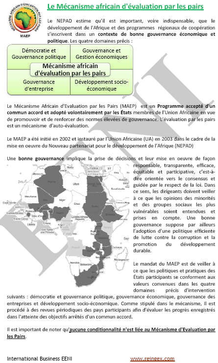 Mécanisme africain d’évaluation par les pairs