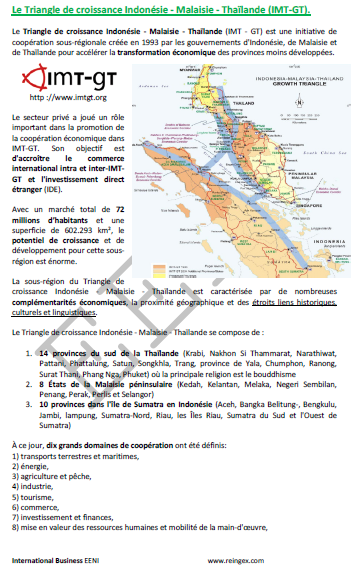 Triangle de croissance ASEAN