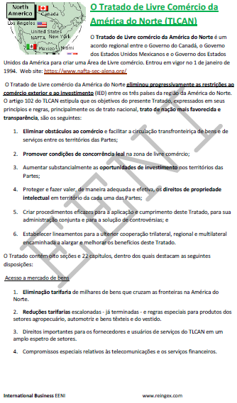 TLCAN Tratado América do Norte